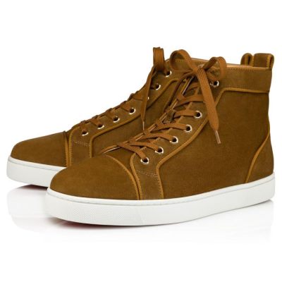 Zapatillas Louis Orlato Christian Louboutin Hombre - Verde Oliva - 1195192U620
